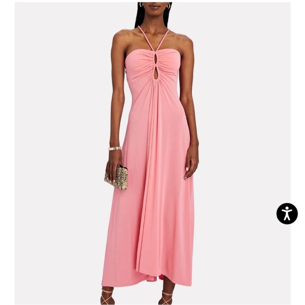A.L.C gown julieta pink ruched Maxi size M